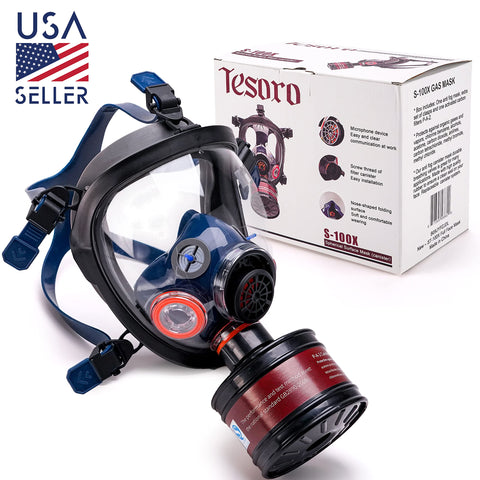 Tesoro Moda full-face mask anti-fog design provides better visibility.