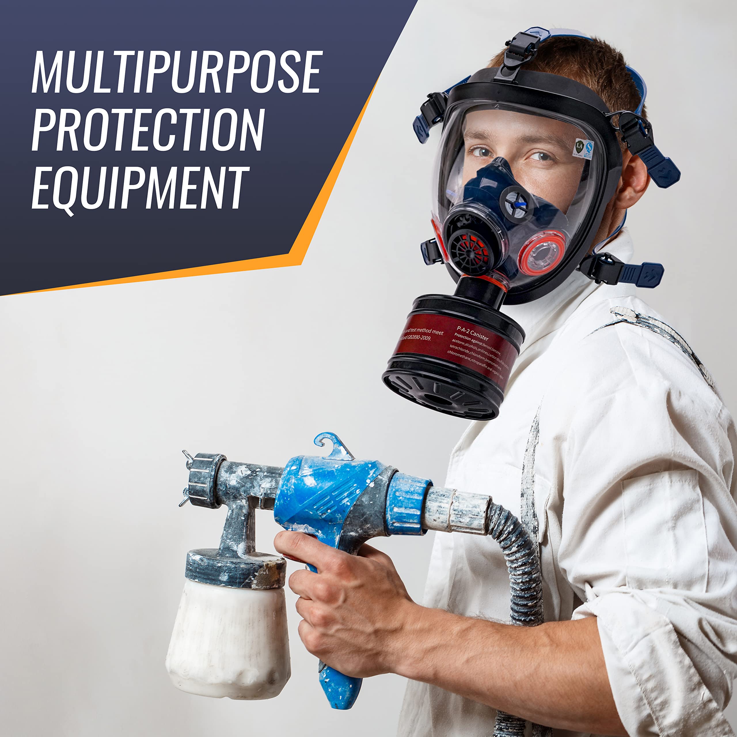 Tesoro Moda multipurpose mask suitable for survival, labs, painting, and more.