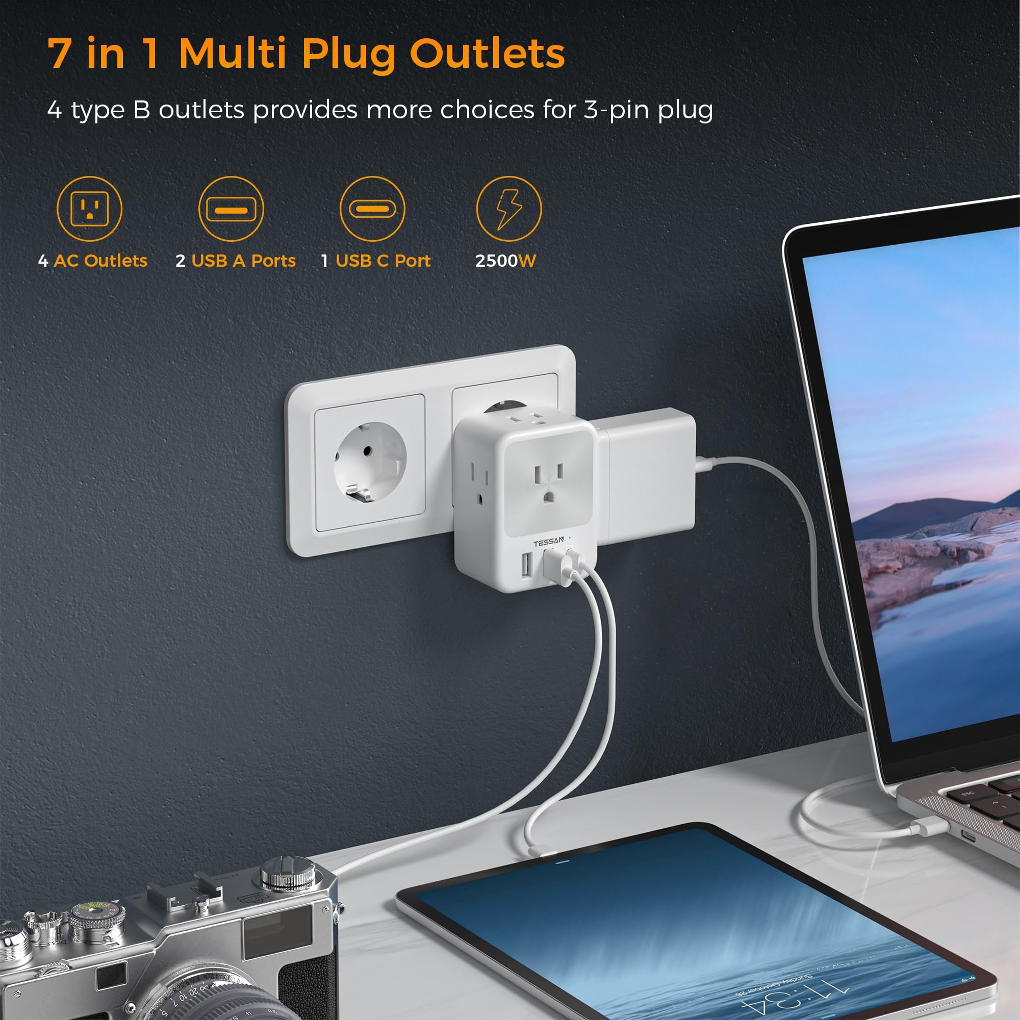 Compact, lightweight design fits easily in luggage or backpack on trips.