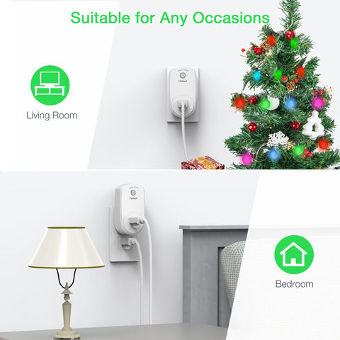 TESSAN remote-control-outlet kitchen-use simplifies lighting during cooking