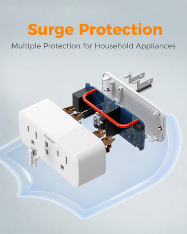 TESSAN smart plug uses 2.4GHz WiFi for stable connectivity