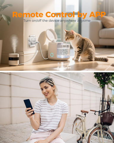 Group control and sharing are possible with TESSAN smart plugs