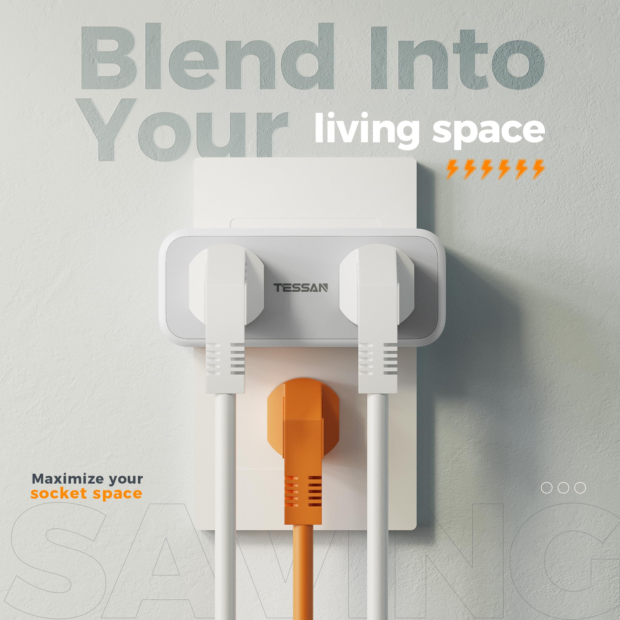 Ideal for dorm rooms and home offices needing organized charging.