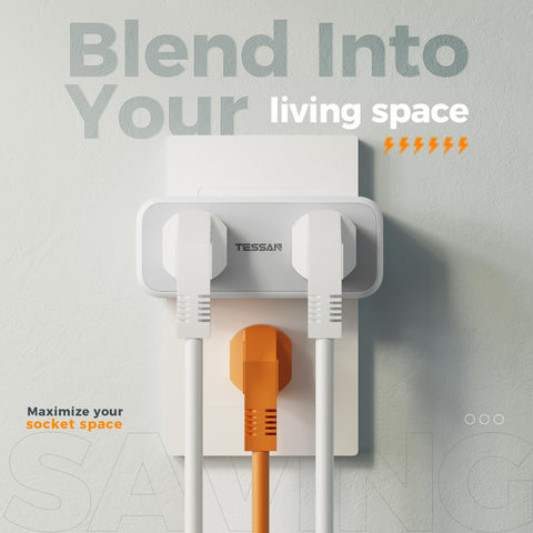 Ideal for dorm rooms and home offices needing organized charging.