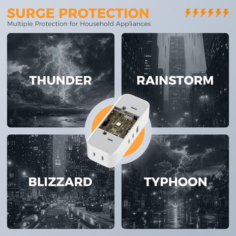 LED indicator shows power status for quick at-a-glance use.