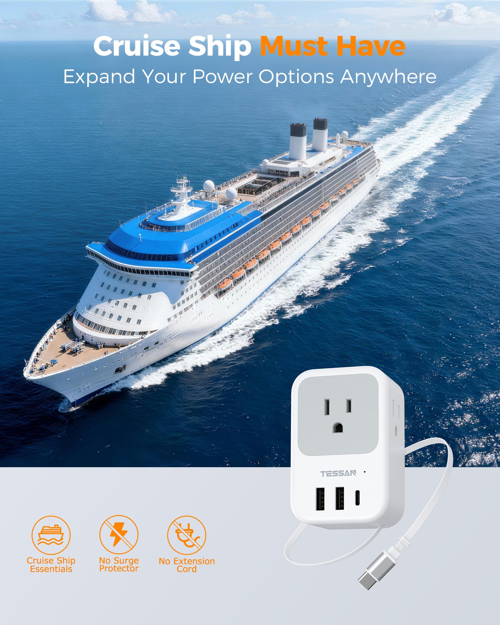 TESSAN note indicating non-compatibility with UK and Ireland outlets