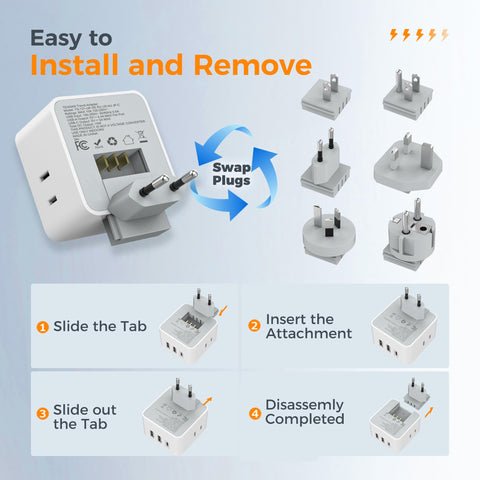 TESSAN Type-G plug for UK and Ireland connections.