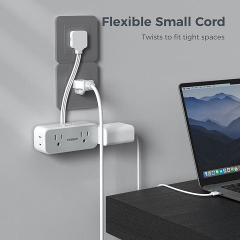 TESSAN USB-C and USB-A ports provide versatile charging at home or on the go.