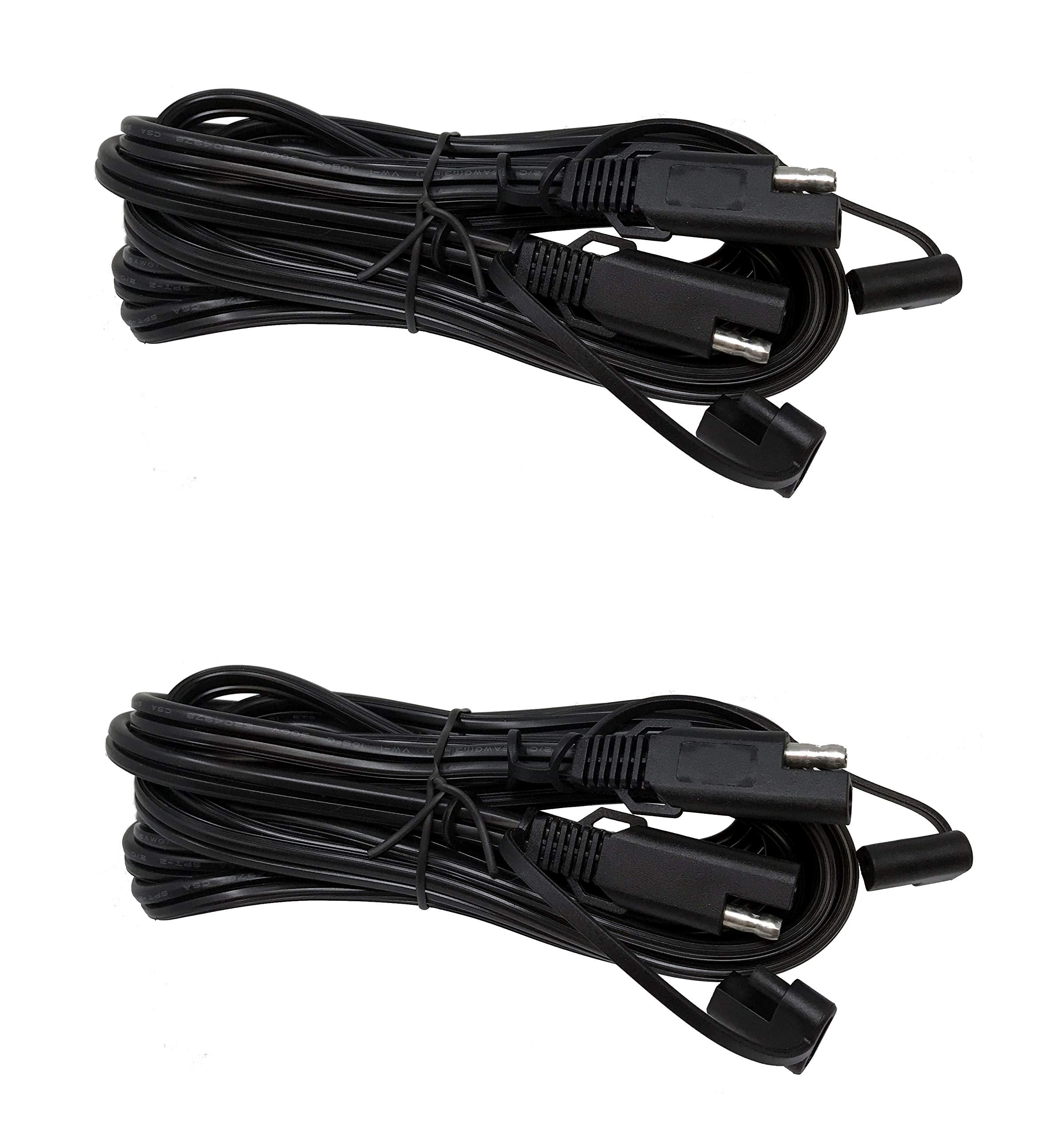 Tetra-Teknica Motobasics SAE12 extension cable for extended charging access.