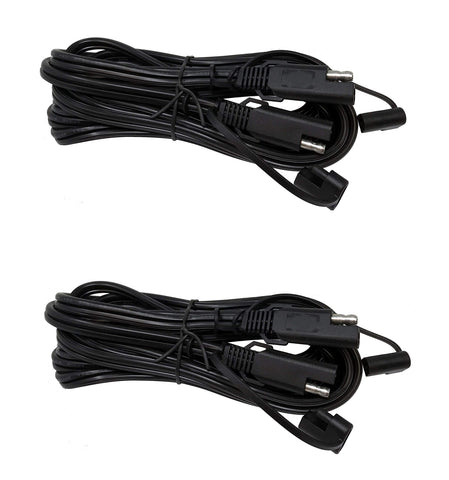 Tetra-Teknica Motobasics SAE12 extension cable for extended charging access.