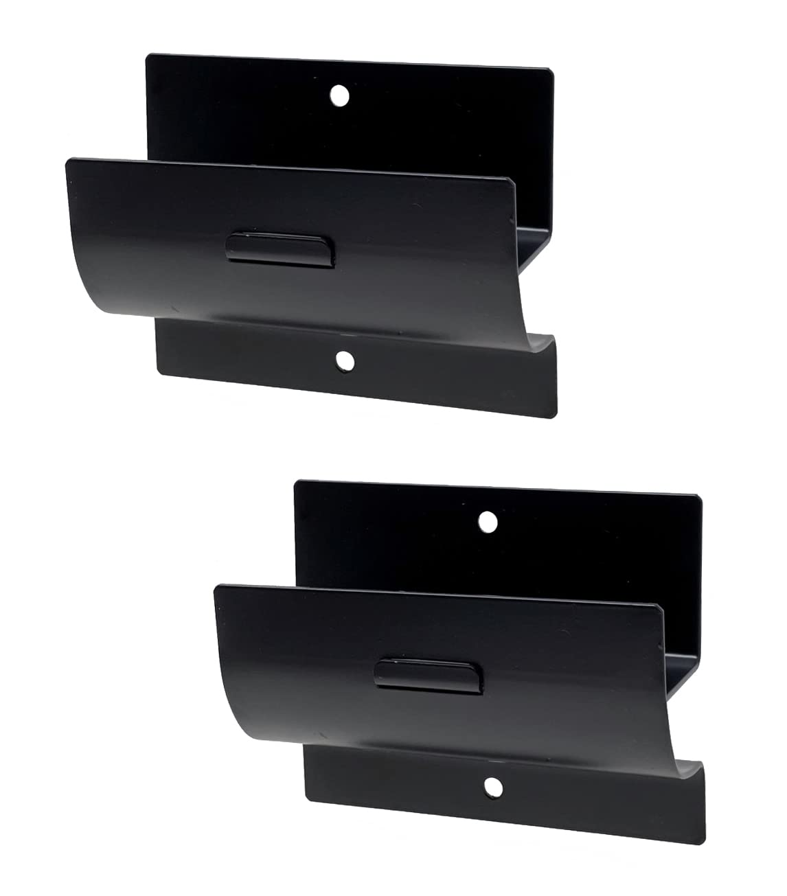 Tetra-Teknica GMH-01-2P wall mount ladder and wheelbarrow hanger keeps gear secure.
