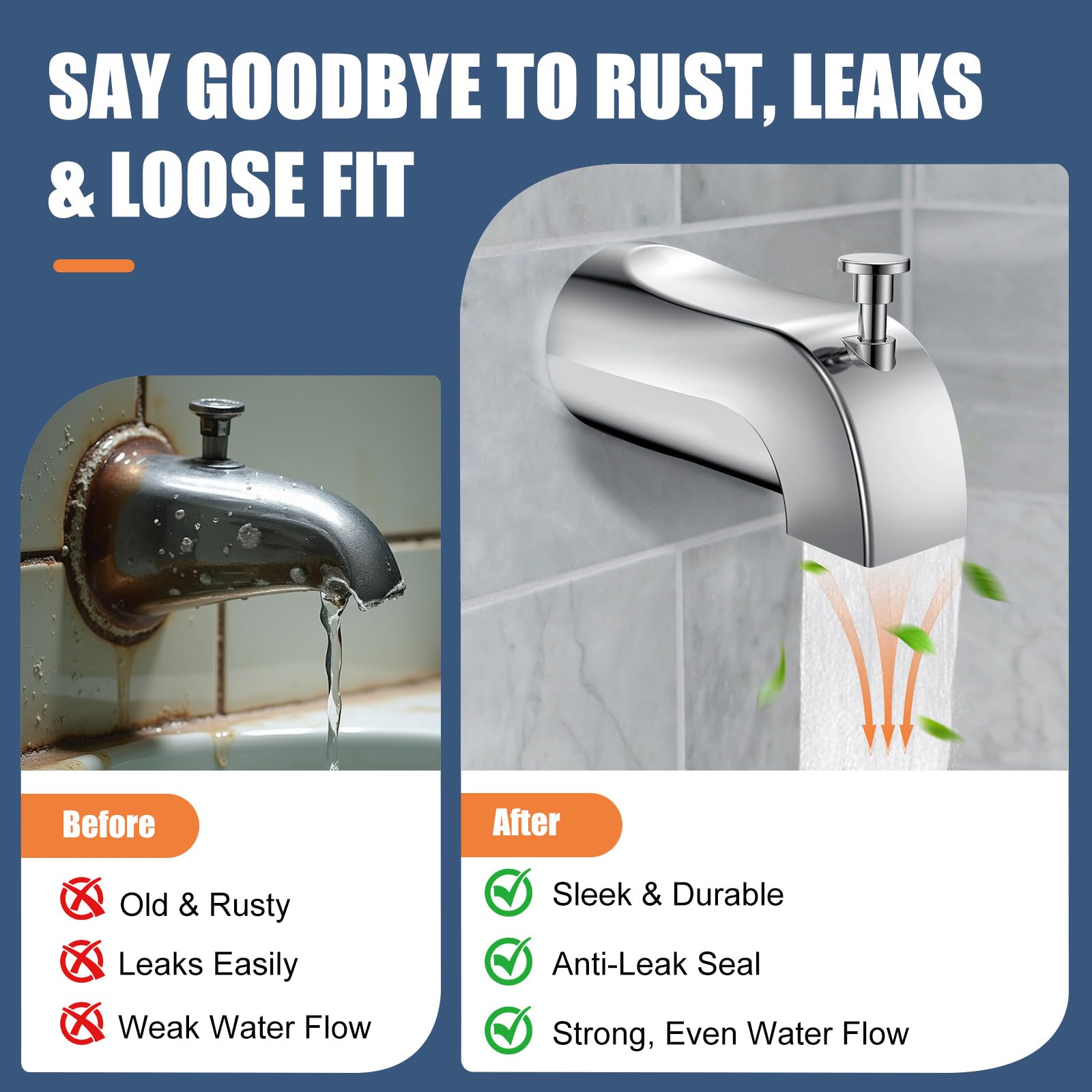TEVIORA heavy-duty brushed finish resists rust and wear