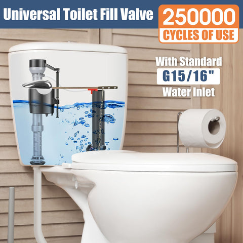 TEVIORA height-adjustable-fill-valve shows precise tank fill for many tanks.