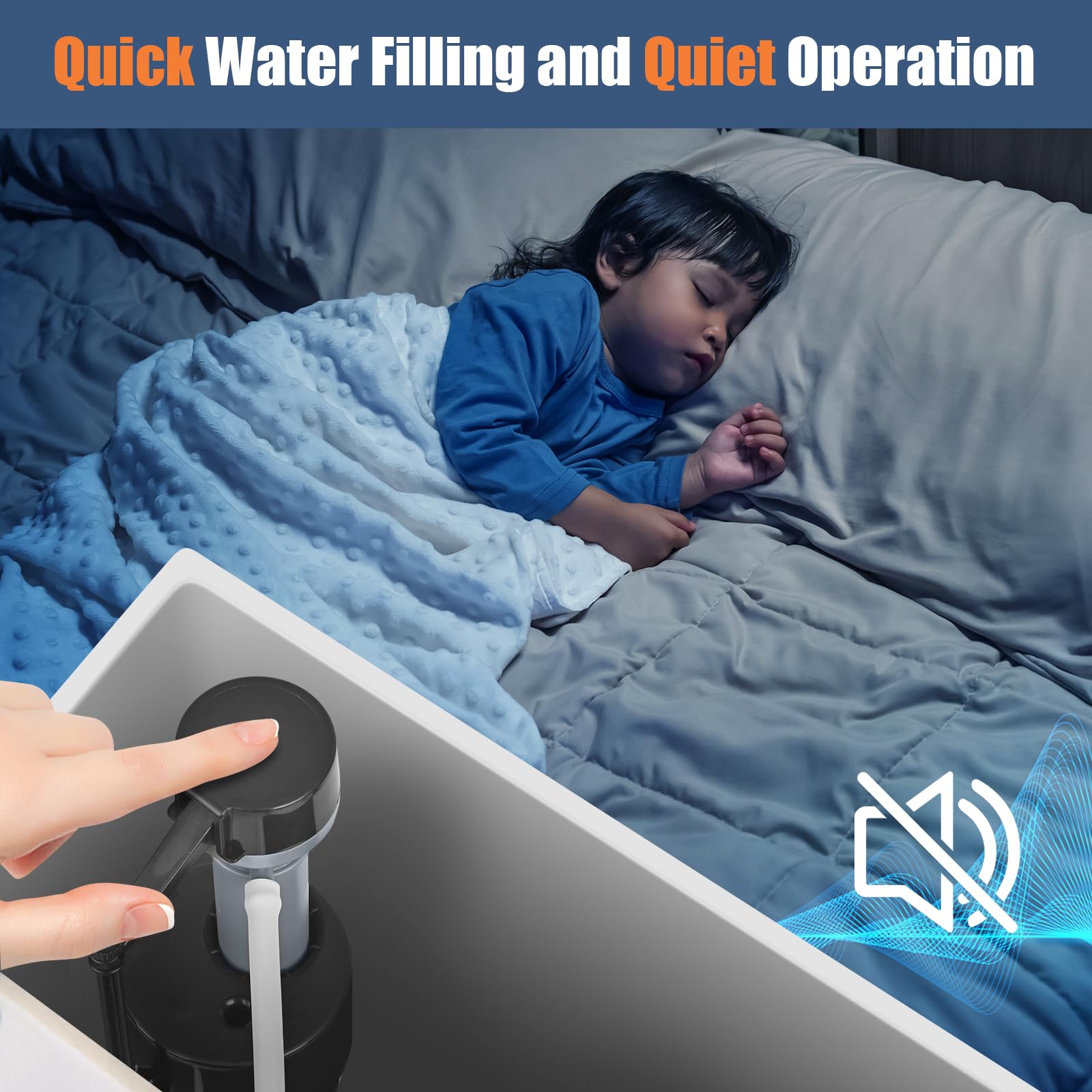 TEVIORA leak-proof-rubber-flap helps prevent water leakage.