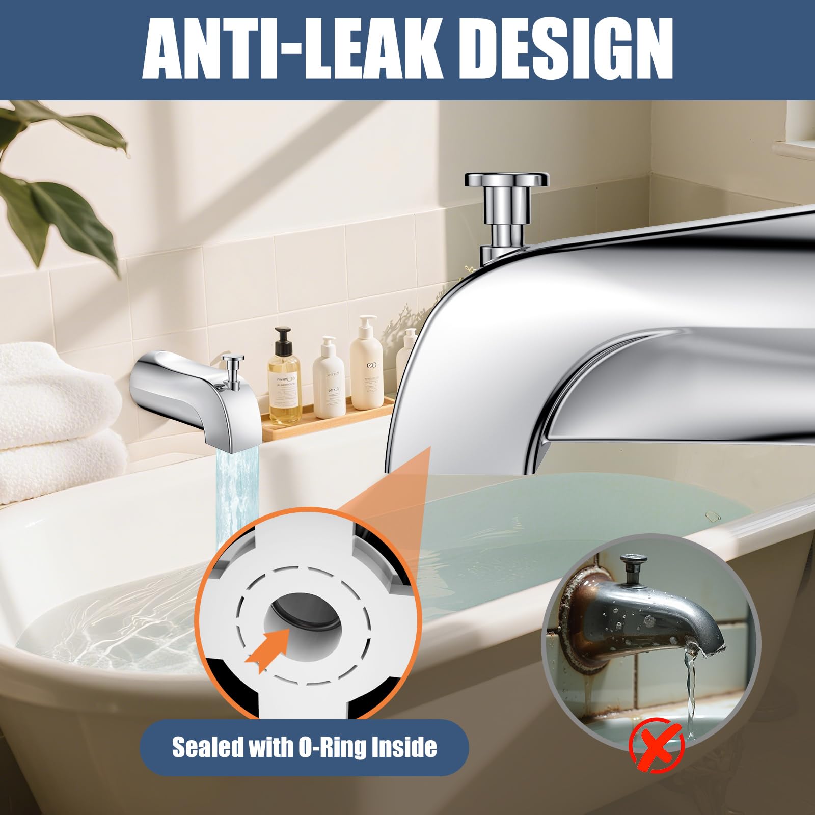 TEVIORA slip-fit 1-2in copper connection ensures secure installation