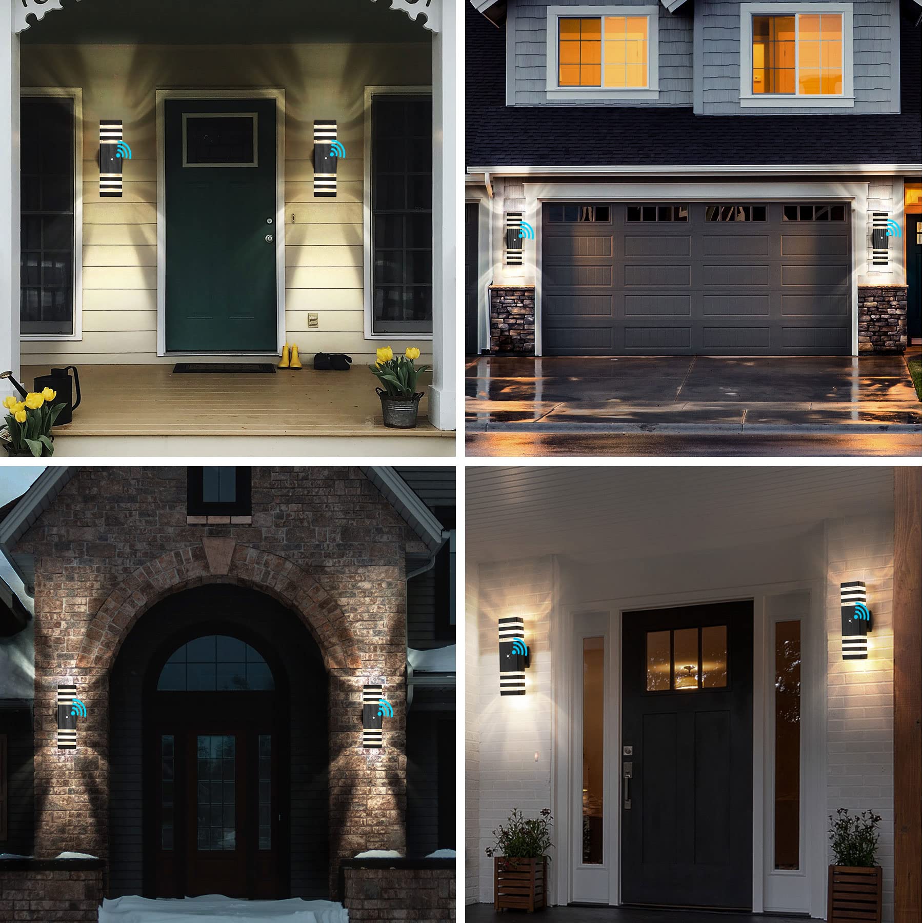 Tewei dusk-to-dawn outdoor lights IP65 rustproof for harsh weather protection