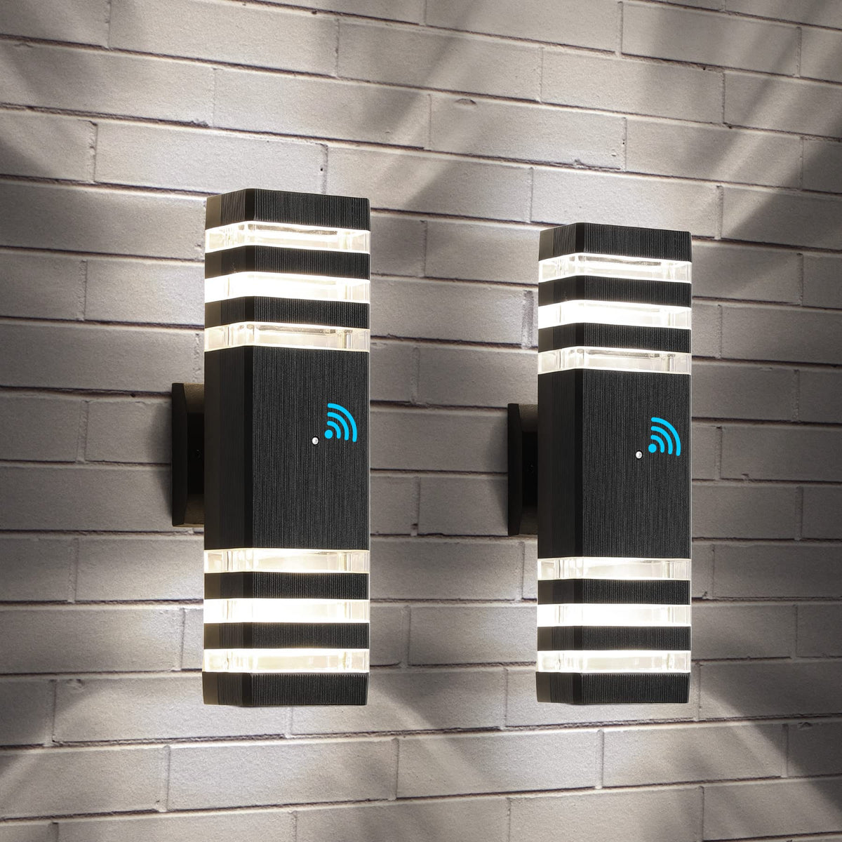 Tewei dusk-to-dawn outdoor lights in matte black assembly for easy porch illumination