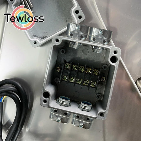 Tewloss fittings speed installation with secure clamps and burr-free finishes.