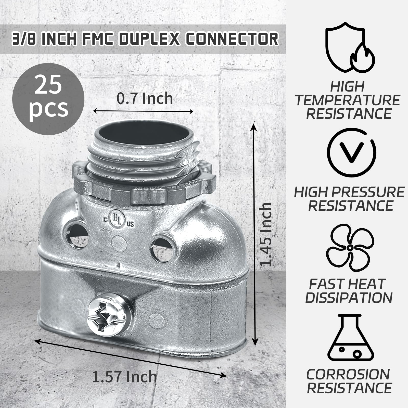 Tewloss zinc die-cast fittings provide smooth edges and corrosion resistance for durable installations.