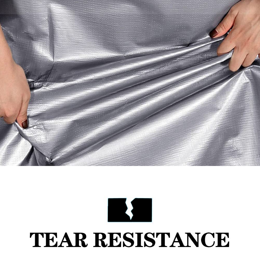 TEZONG 8x8 tarp folds compactly for easy storage when not in use.