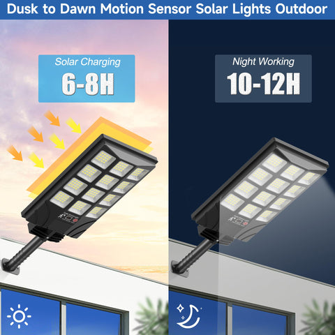 TFKK solar lights outdoor motion sensor wall-base installation demonstrates easy mounting.