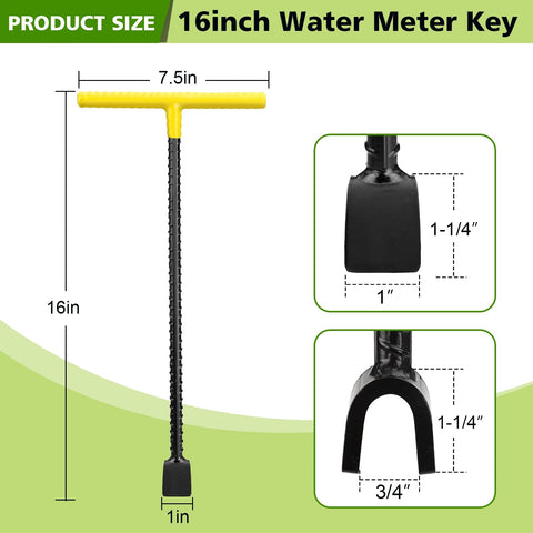 TFMUZERT four-way utility key enables easy valve access.
