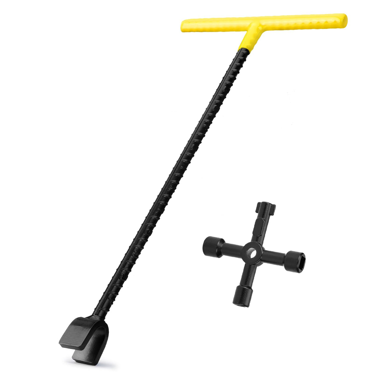 TFMUZERT water meter key 16-inch for durable shut-off access.