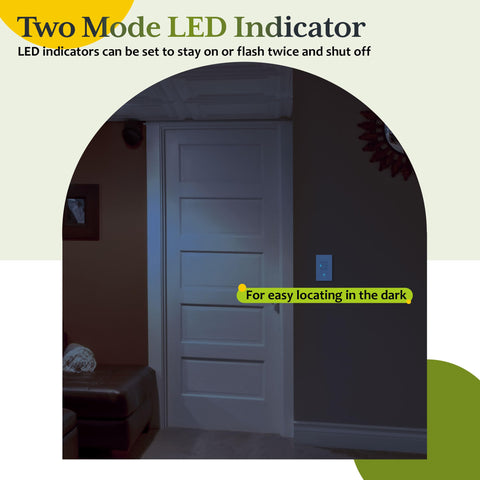 TG 30-Min Countdown Switch LED night light indicator illuminated in dark