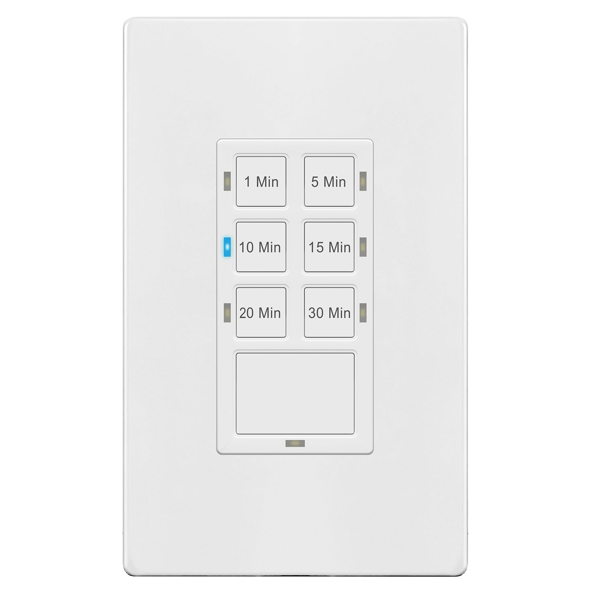 TG 30-Min Countdown Switch wall-mount front view for bathroom timing control