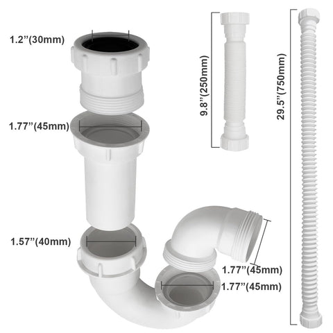 TGEOND threaded adapter detail showing compatibility with standard fittings