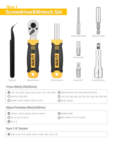 TGFTGF ratcheting wrench with screwdriver handle, ideal for automotive tasks.
