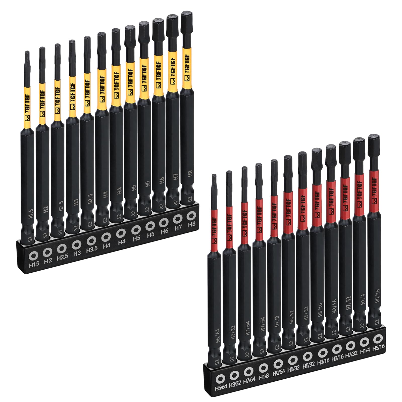 TGFTGF Impact Hex Head set with magnetic tip for fast, precise screws.