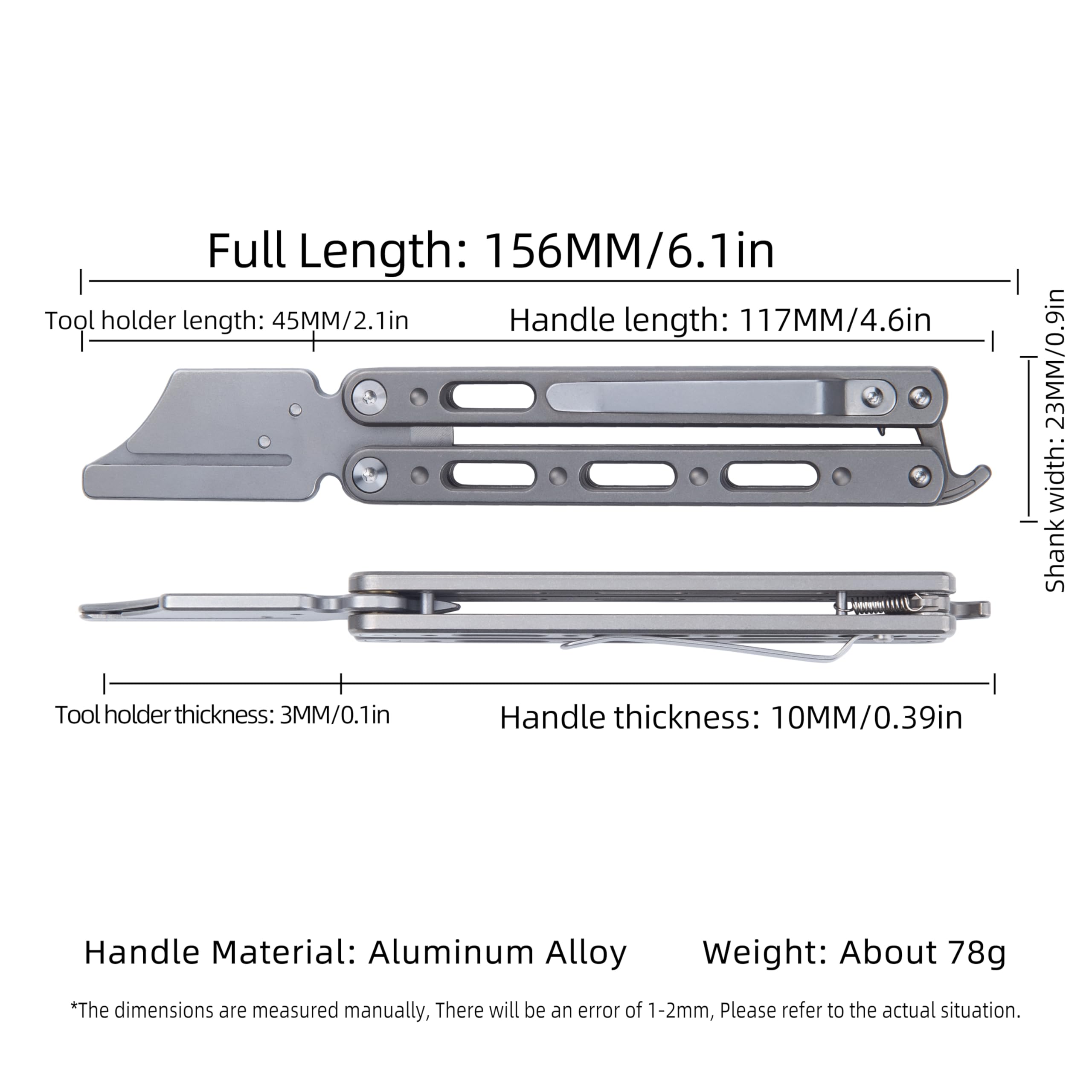 TGZUO titanium knife with mini pry bar for on-site tasks