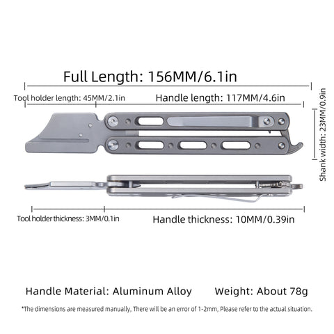 TGZUO titanium knife with mini pry bar for on-site tasks