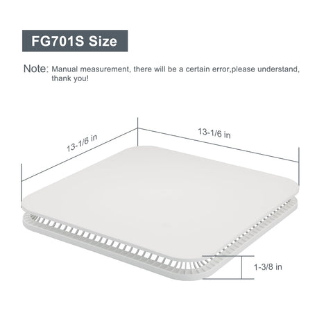 Thaekuns FG701S seamless-paint-match blends with most ceilings.
