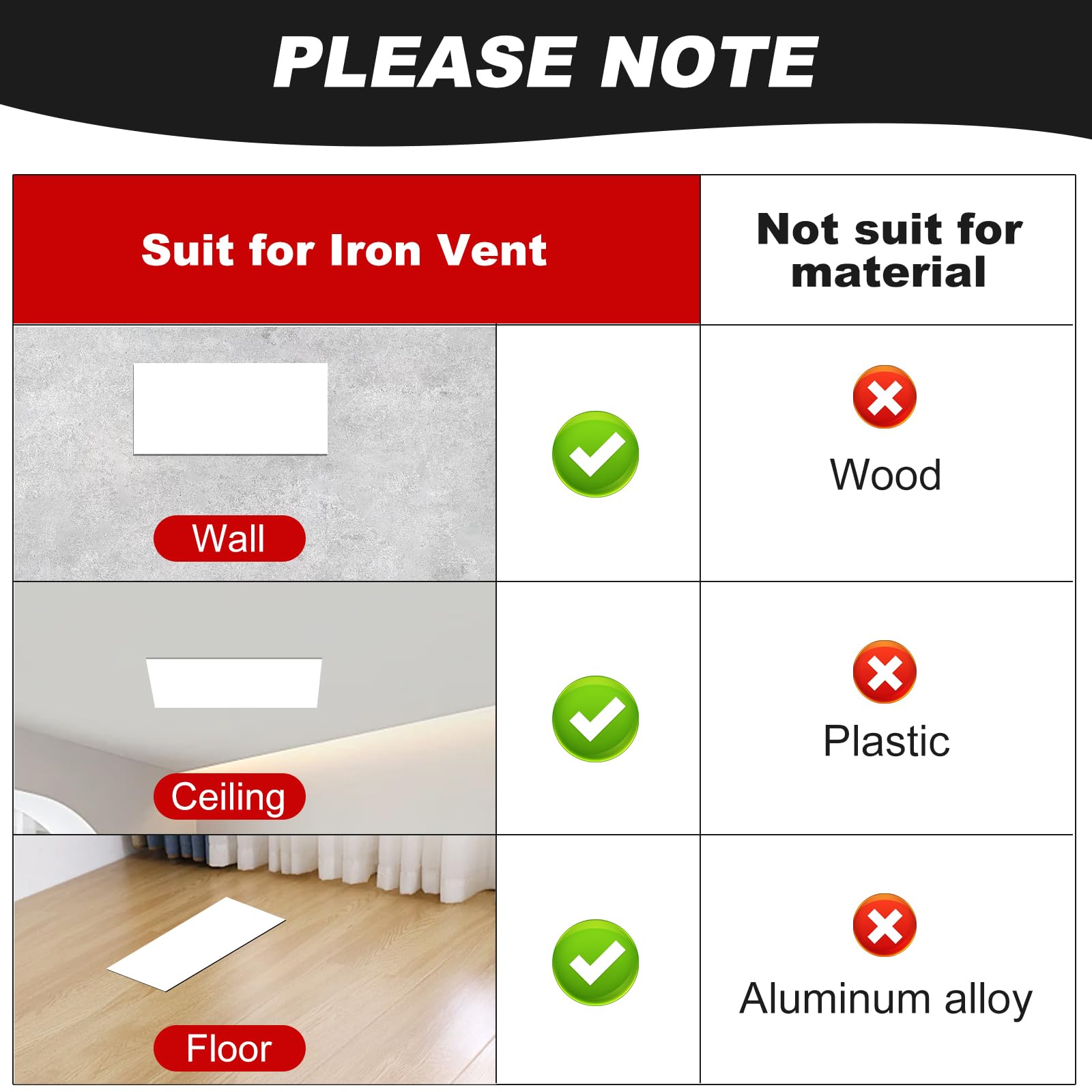 Thaibear 2-pack magnetic vent covers offer easy installation and fit.