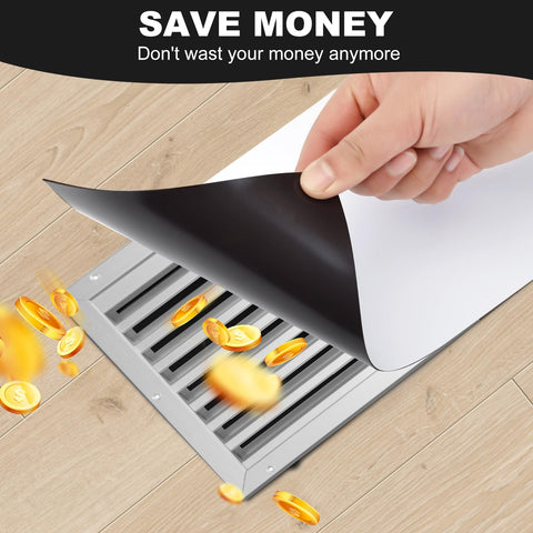 Thaibear anisotropic magnet vent cover sticks firmly to iron vents.