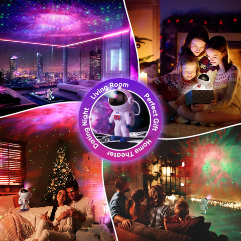 ThanBao Galaxy Projector doubles as chic room decor with soothing ambient glow.