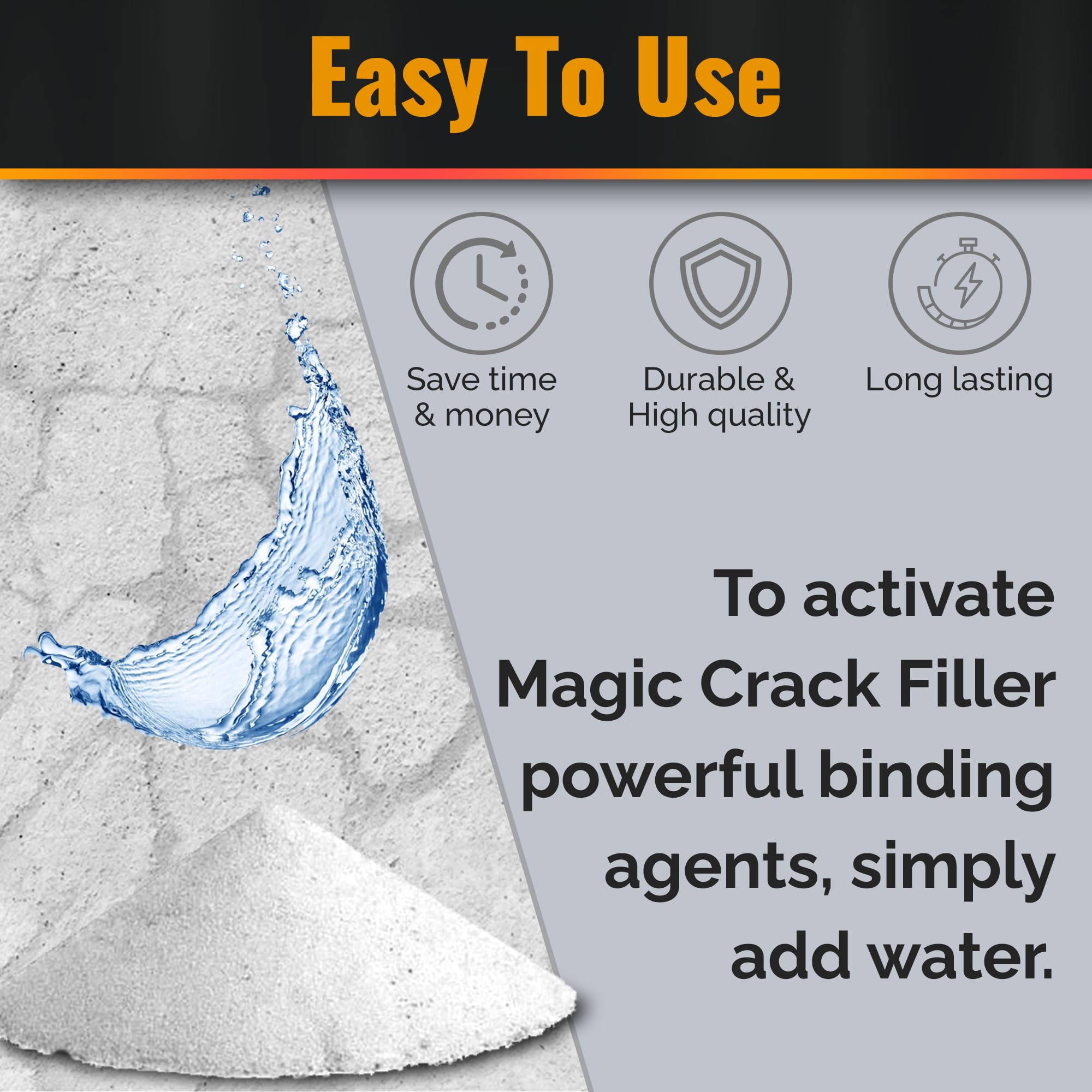 Tharos Magic Crack Filler enables DIY repairs on driveways and patios