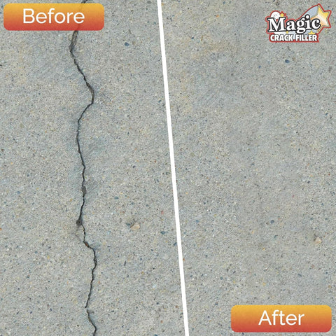 Tharos Magic Crack Filler driveway repair ready-to-use mix.
