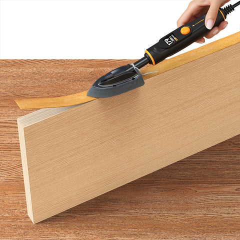 THARREX Complete edge-banding kit includes iron, stand, and sock