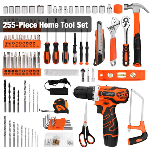 Thatool 12V cordless drill powers quick assemblies and repairs.