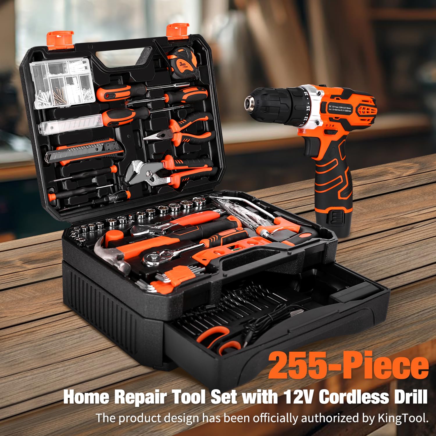 Thatool ergonomic handle reduces fatigue during extended use.