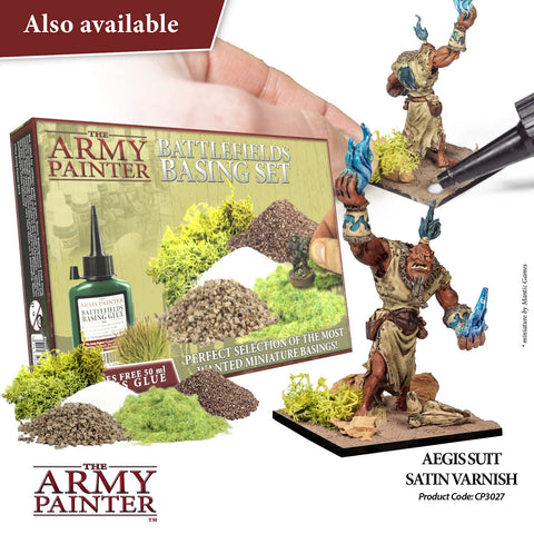 Works well with Army Painter primers and coatings for cohesive results.