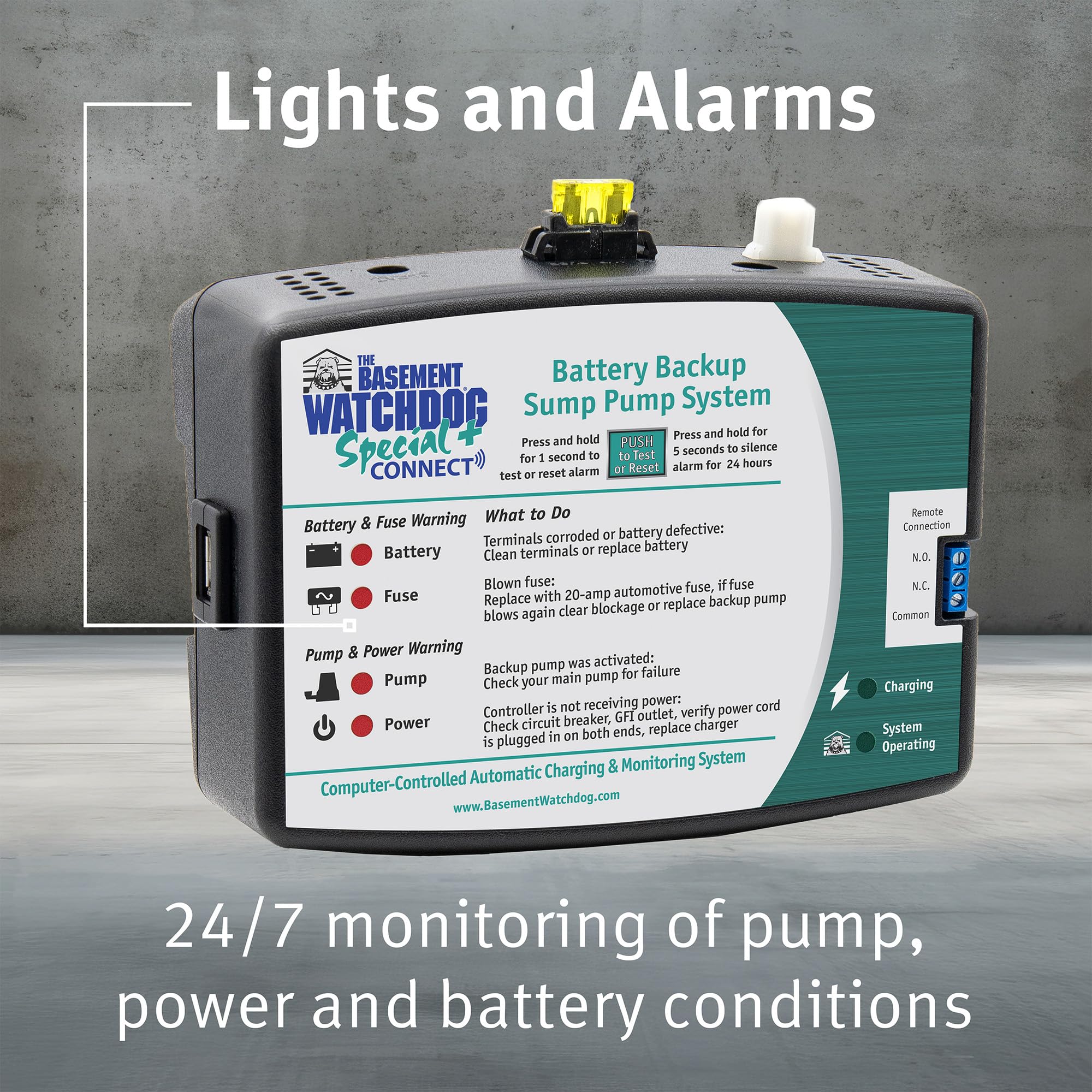 Backup reports battery health, power status, and maintenance guidance.
