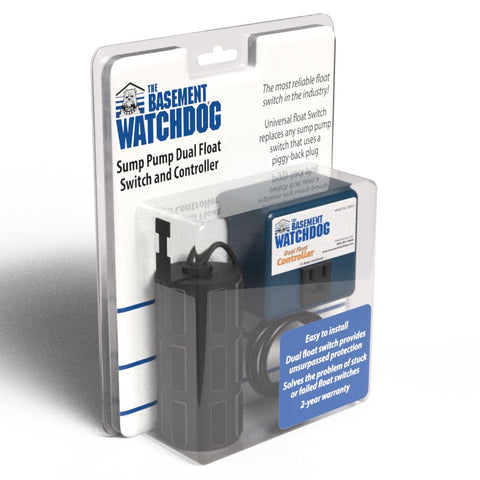 The Basement Watchdog BWC1 dual float cage protection reduces debris interference and jams