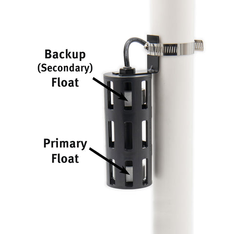 The Basement Watchdog BWC1 extended 10-second run window helps drain extra water efficiently