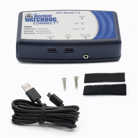 The Basement Watchdog mobile app lets you view backup pump status on the go.