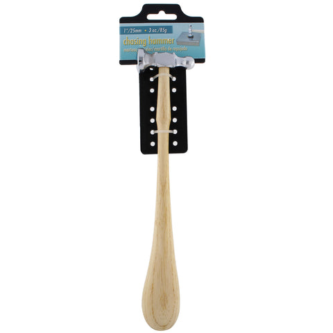The Beadsmith 14 mm ball pein face for consistent texture across surfaces.