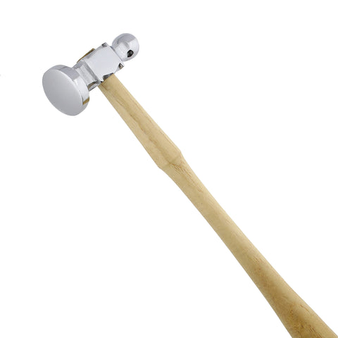 The Beadsmith two-sided chasing hammer with wooden handle for precise metal texture work.
